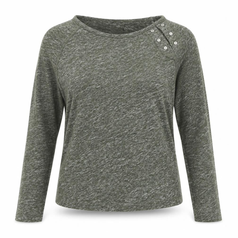 Womens UK Size 8 Mistral Green Basic T-Shirt