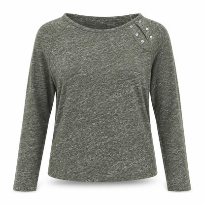 Womens UK Size 8 Mistral Green Basic T-Shirt