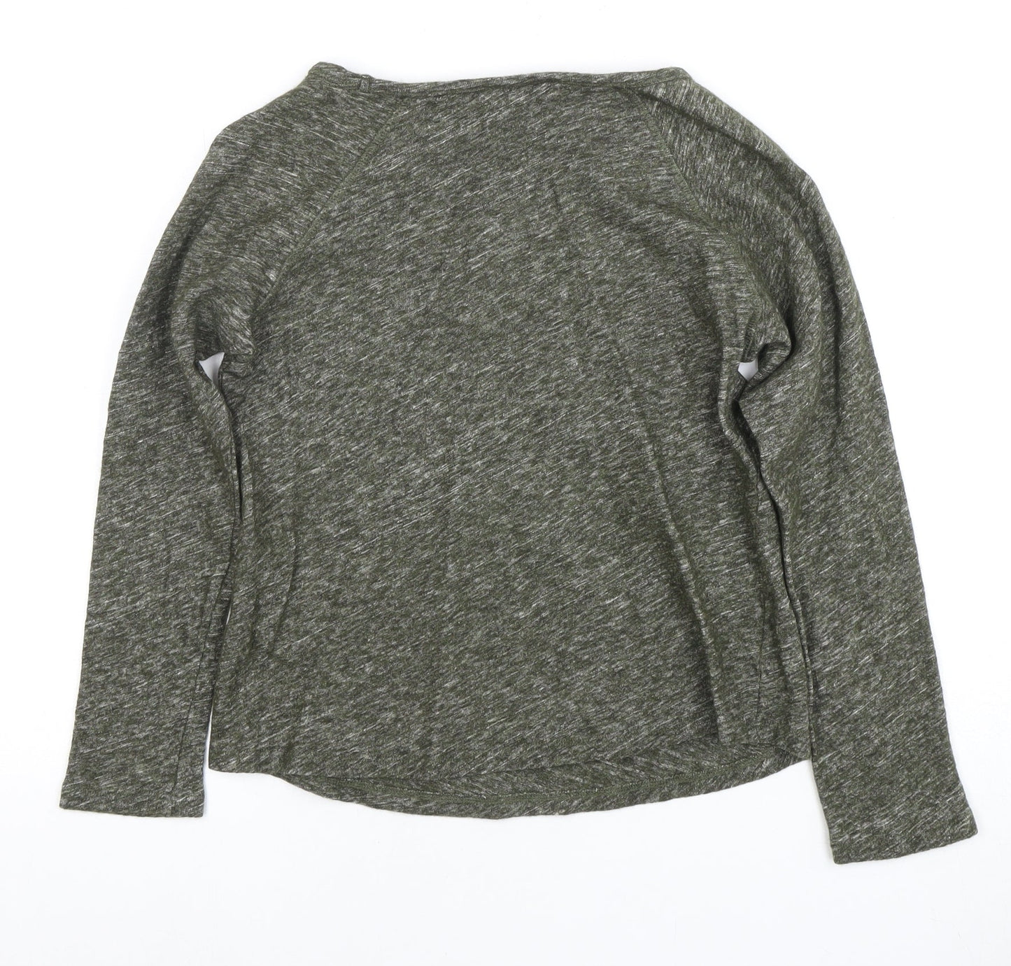 Womens UK Size 8 Mistral Green Basic T-Shirt
