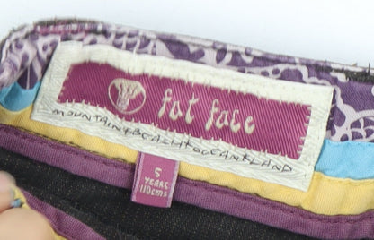 Fat Face Girls Brown Corduroy Jeans 5 Years Pinstripe