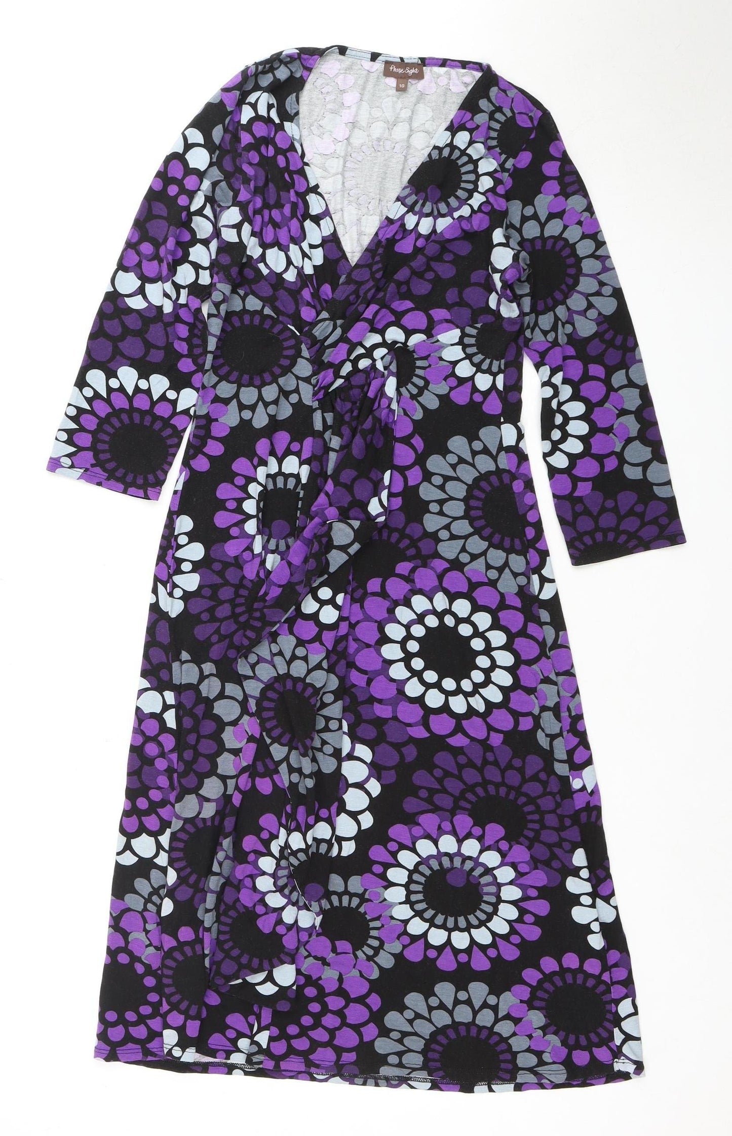 Jane Ego Women's Multicoloured Floral Dress Size 10