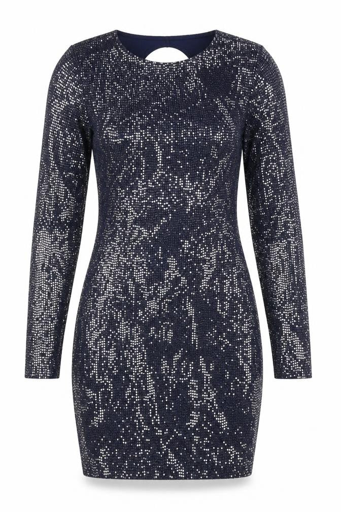 H&M Women's Blue XS Bodycon Sequin Dress