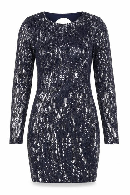 H&M Women's Blue XS Bodycon Sequin Dress