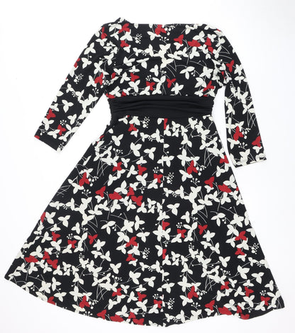 Wallis Women's Multicoloured Floral Dress Size 10