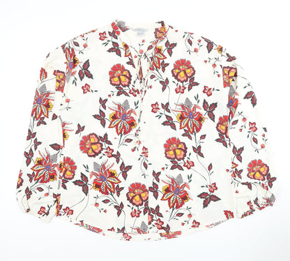 Womens UK Size 6 H&M Multicoloured Basic Blouse