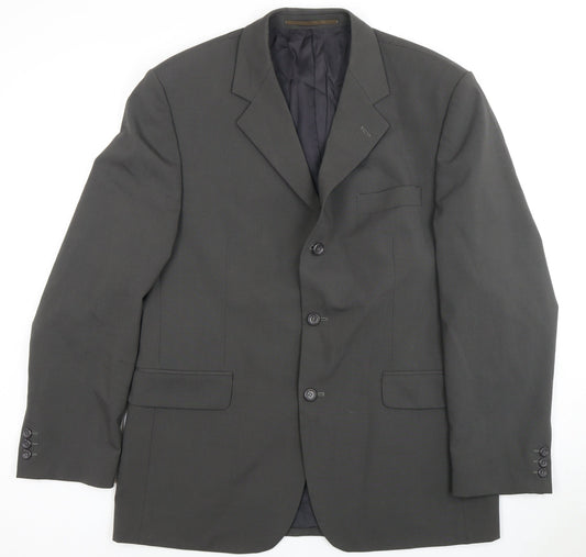 Mens UK Size 42 Burton Menswear Regular Grey Suit Jacket