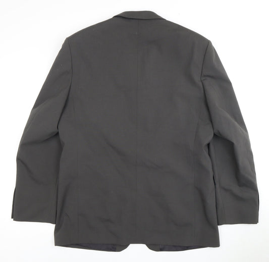 Mens UK Size 42 Burton Menswear Regular Grey Suit Jacket