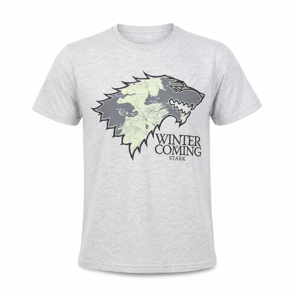 Mens UK Size S Game Of Thrones Grey  T-Shirt