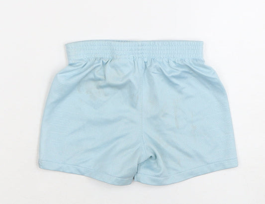 Nike Unisex Baby Blue Shorts 12-18 Months Sports Elastic Waist