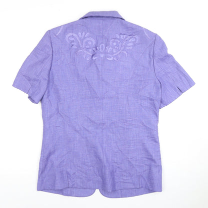 Jacques Vert Women's Purple Suit Jacket, Size 10