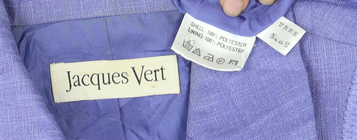 Jacques Vert Women's Purple Suit Jacket, Size 10