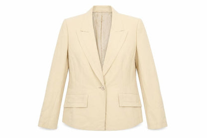 Womens UK Size 10 Windsmoor Regular Beige Suit Jacket