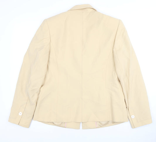 Windsmoor Women's Beige Suit Jacket - Size 10 Classic