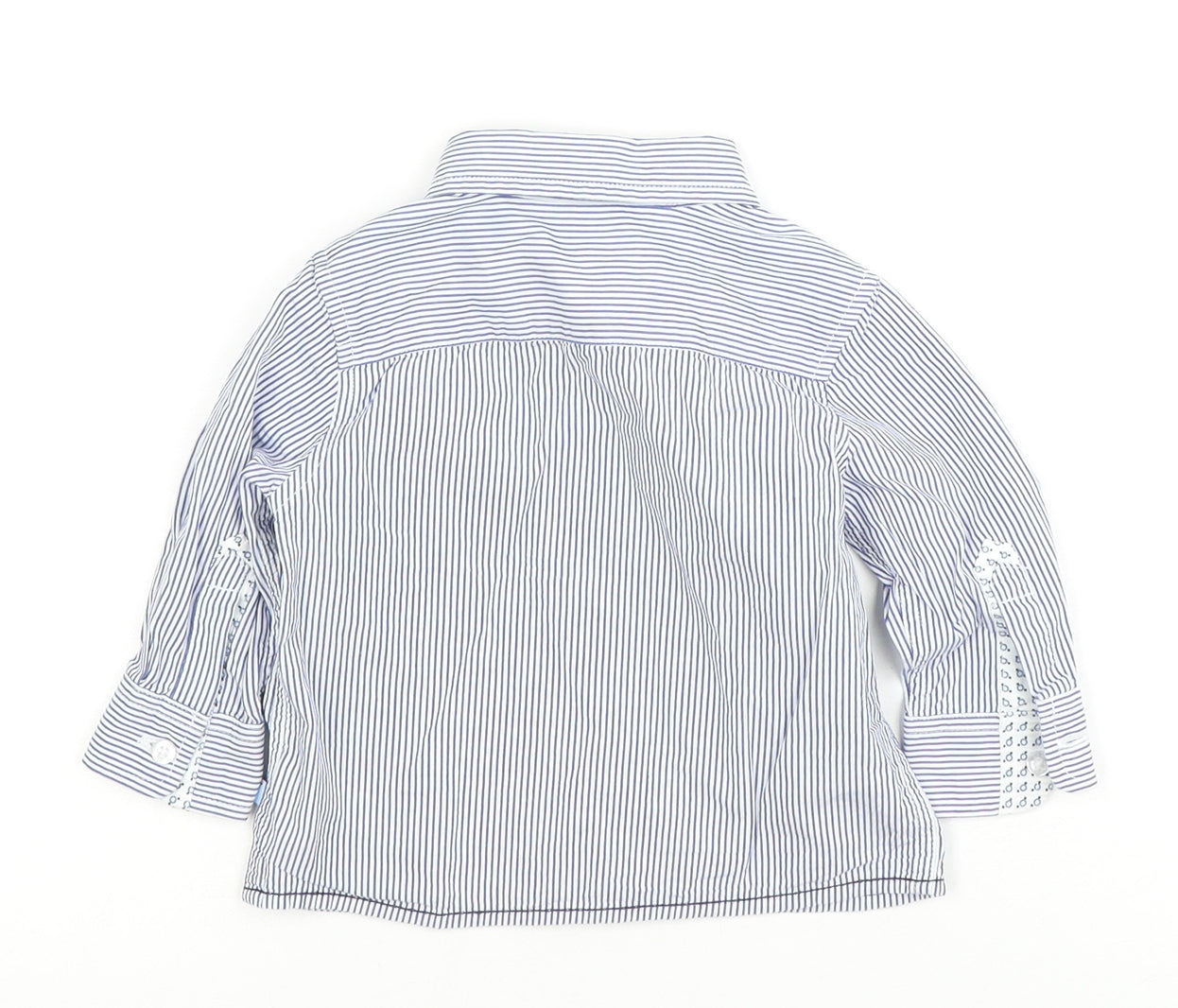 Debenhams Unisex Baby White Striped Dress Shirt 6-9 Months
