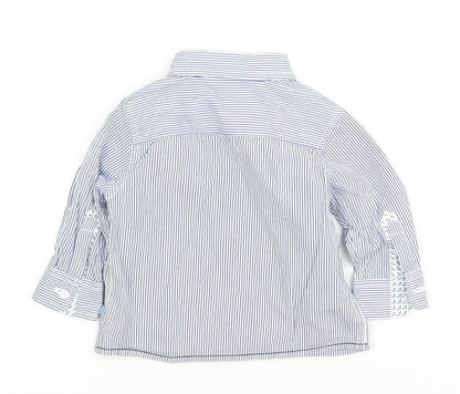 Debenhams Unisex Baby White Striped Dress Shirt 6-9 Months