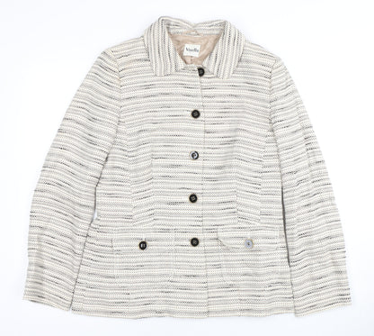 Viyella Women's Beige Blazer, UK 10, Classic Casual Style