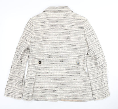 Viyella Women's Beige Blazer, UK 10, Classic Casual Style