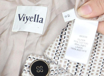Viyella Women's Beige Blazer, UK 10, Classic Casual Style