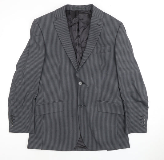Mens UK Size 36 Ben Sherman Regular Grey Suit Jacket