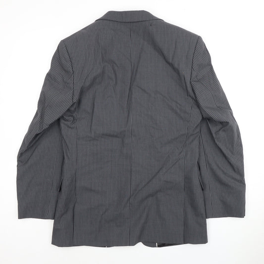 Mens UK Size 36 Ben Sherman Regular Grey Suit Jacket