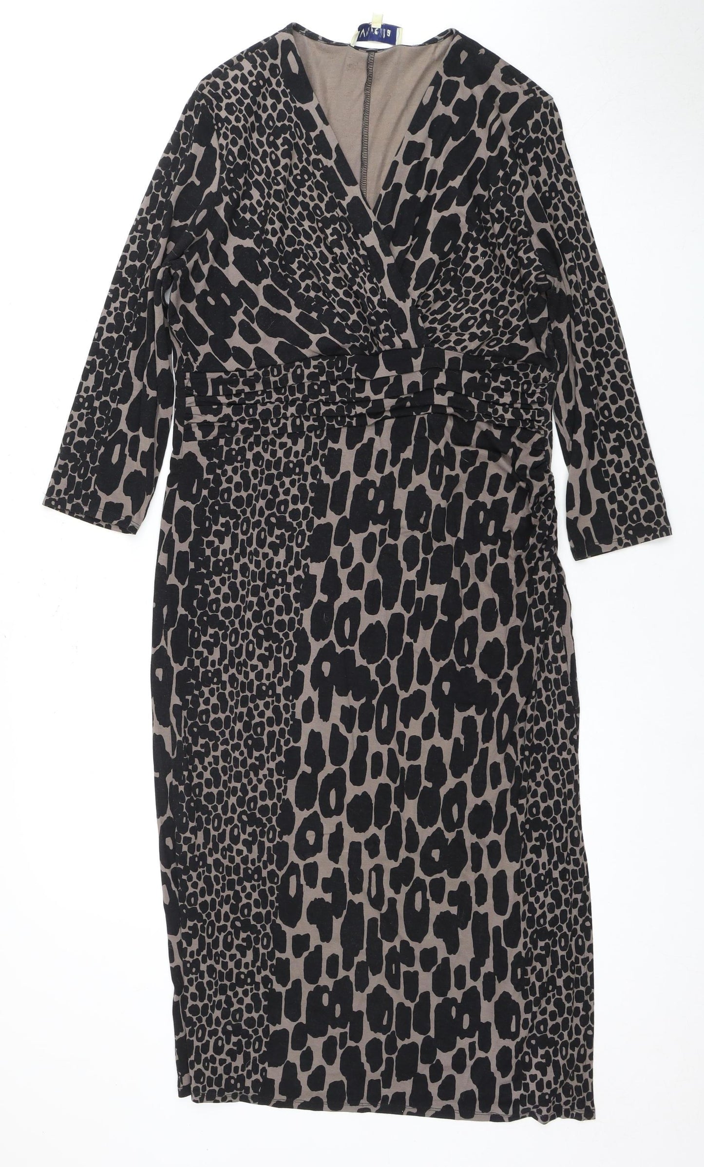 Vyella Women's Animal Print Dress Size 12
