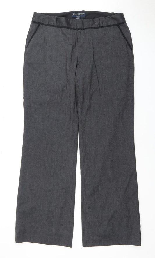 Banana Republic Women's Black Petite Trousers