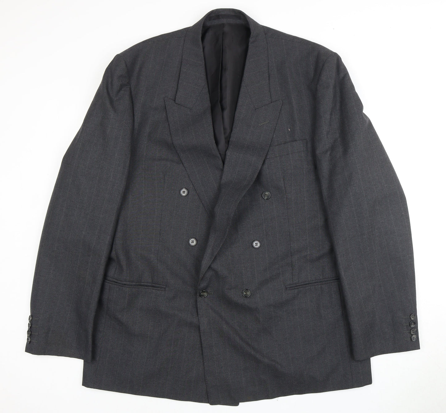 Centaur Men's Grey Long Blazer Jacket, Size 46