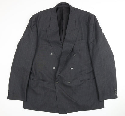 Centaur Men's Grey Long Blazer Jacket, Size 46