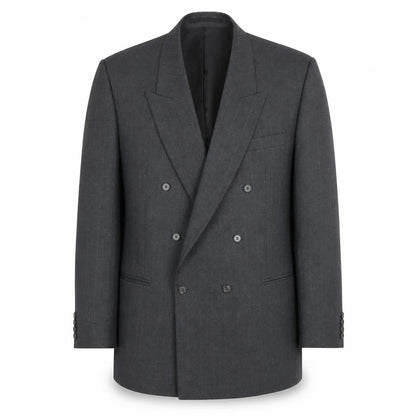 Centaur Men's Grey Long Blazer Jacket, Size 46