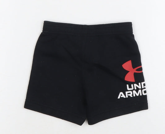 Under Armour Unisex Toddler Black Active Shorts 12-18 Months