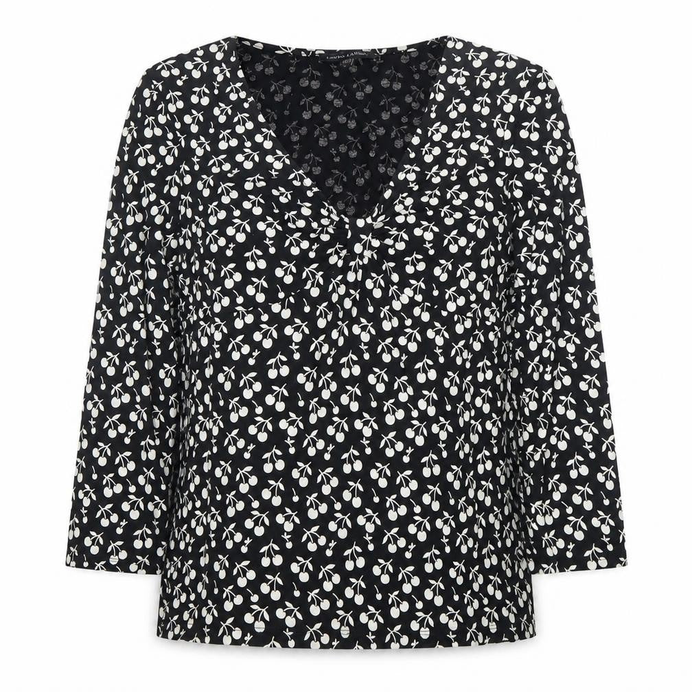 Womens UK Size 12 Laura Ashley Black Basic Blouse