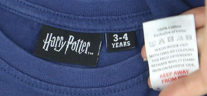 Harry Potter Boys Blue Ravenclaw T-Shirt 3-4 Years