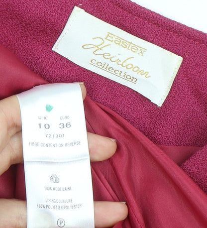 Eastex Women’s Pink Classic Wool Blazer Size 10