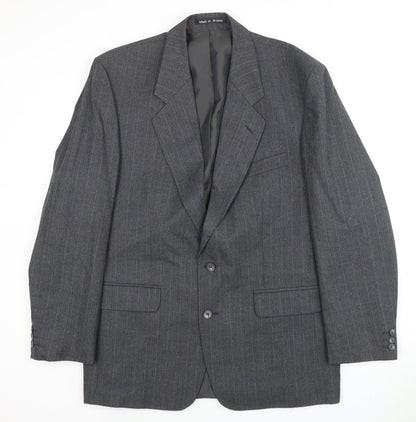 Mens UK Size 42 Dunn & Co Regular Grey Suit Jacket