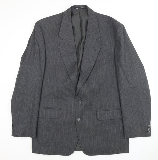 Mens UK Size 42 Dunn & Co Regular Grey Suit Jacket