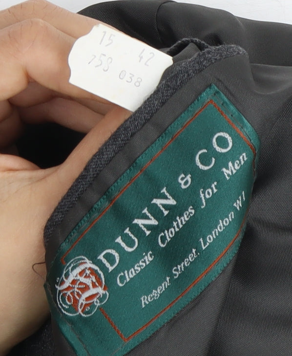 Mens UK Size 42 Dunn & Co Regular Grey Suit Jacket