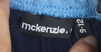 McKenzie Unisex Baby Blue Fleece Trousers 9-12 Months