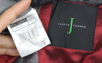 Jasper Conran Men's Grey Blazer, Size 46, Regular Fit