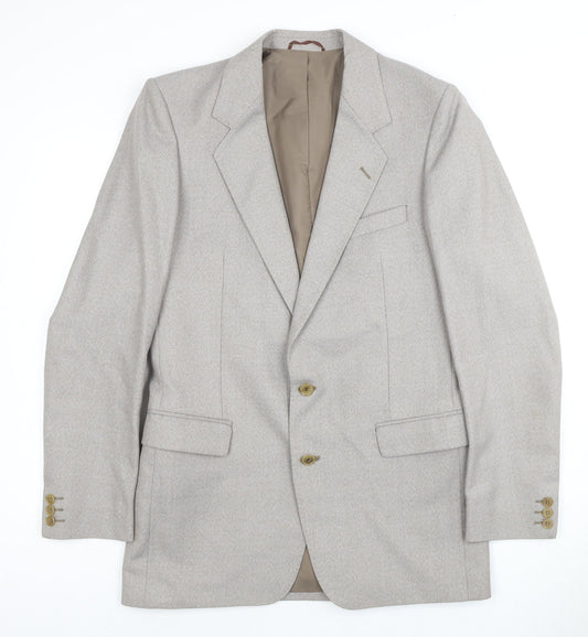 Centaur Men's Grey Blazer 38 - Classic Long Style