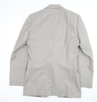 Centaur Men's Grey Blazer 38 - Classic Long Style