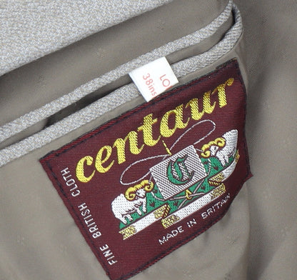 Centaur Men's Grey Blazer 38 - Classic Long Style