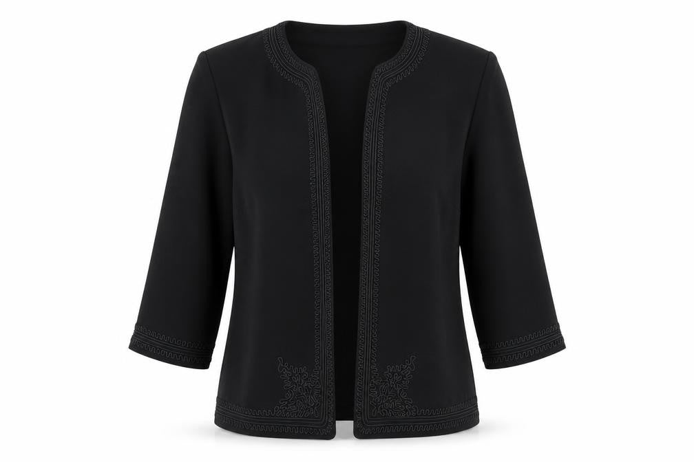 Womens UK Size 10 Eastex Regular Black Blazer