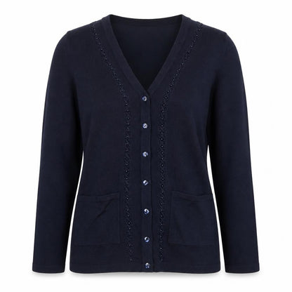 Womens UK Size S Honor Millburn Blue Cardigan Jumper