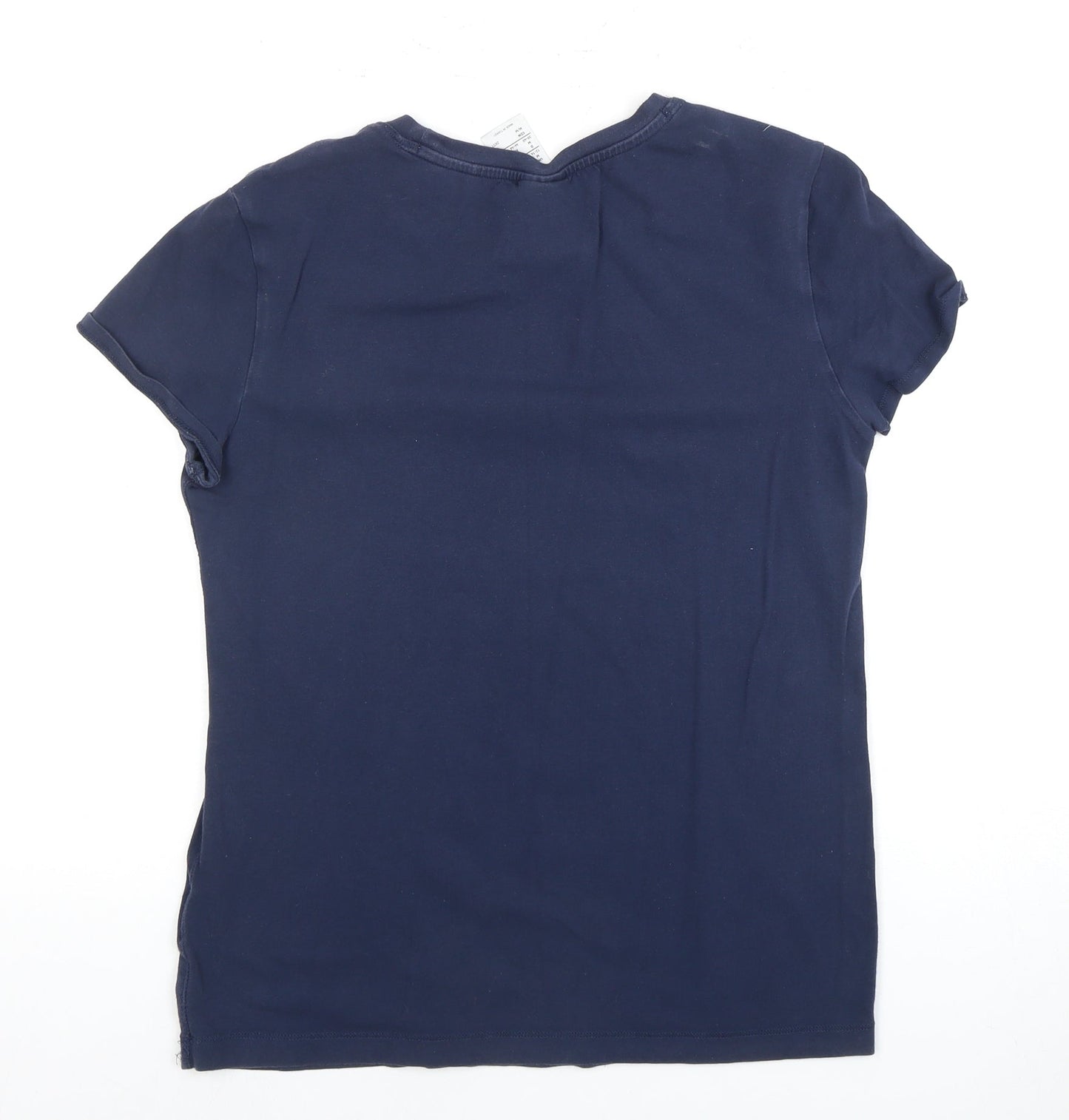 Womens UK Size M adidas Blue Basic T-Shirt