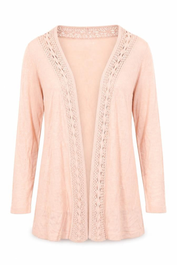 Womens UK Size 10 Laura Ashley Pink Cardigan Jumper