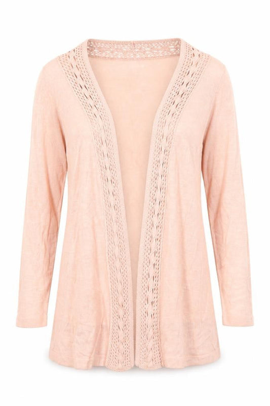 Womens UK Size 10 Laura Ashley Pink Cardigan Jumper