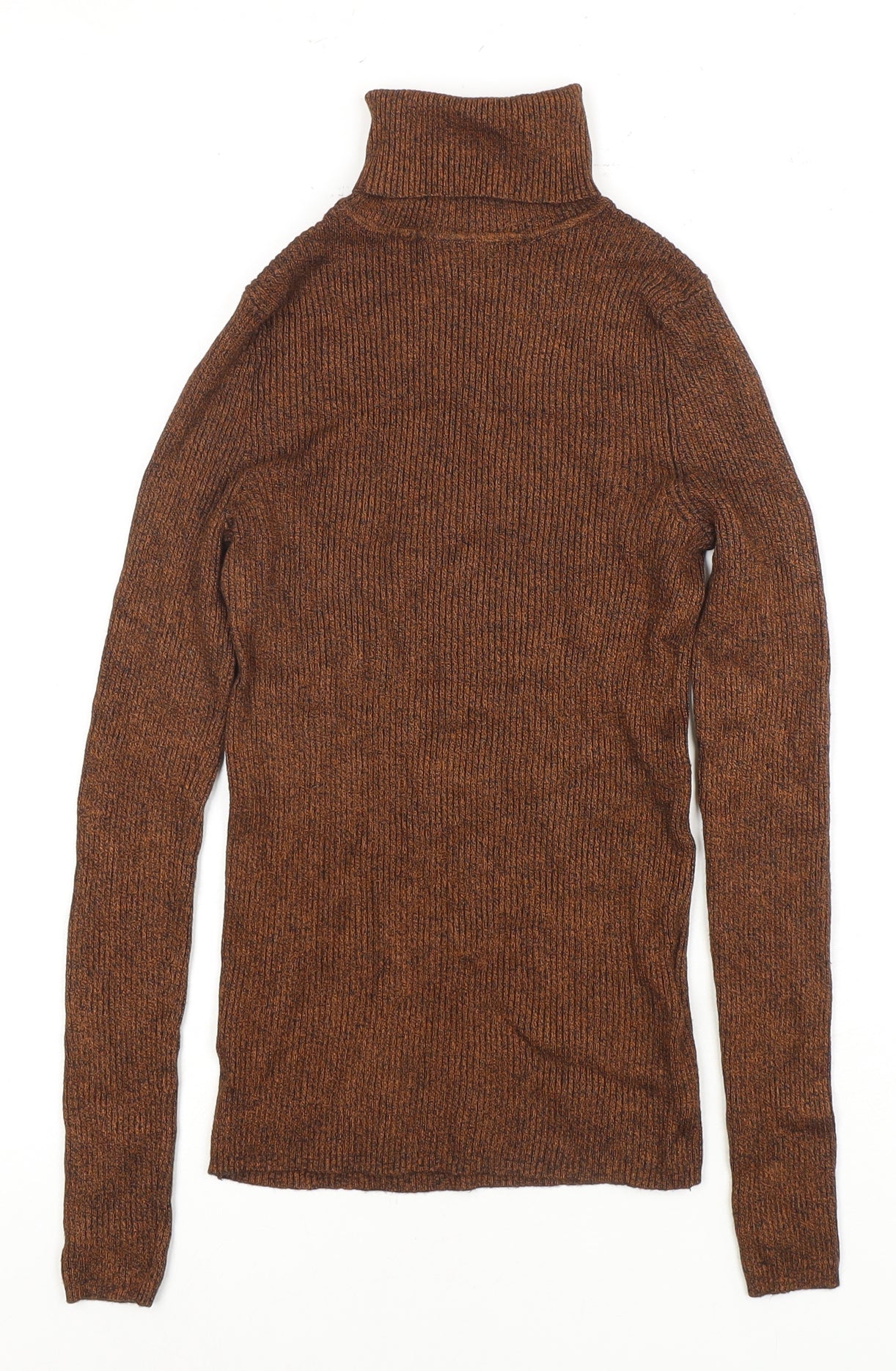 Womens UK Size 8 Marks and Spencer Brown Basic Blouse