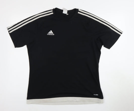 Adidas Men's Black L Active T-Shirt, Gym & Running