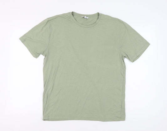 Reiss Men's XL Green Crew Neck T-Shirt