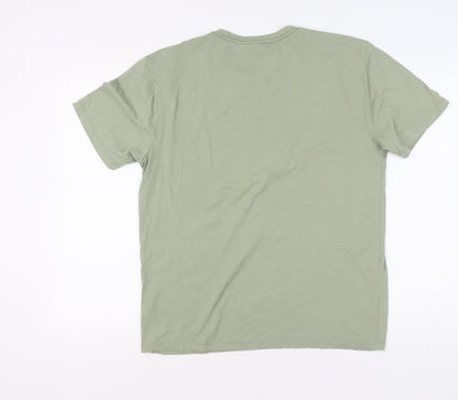 Reiss Men's XL Green Crew Neck T-Shirt